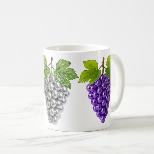 Caneca De Café Trio grappes tricolore (Frente Esquerda)