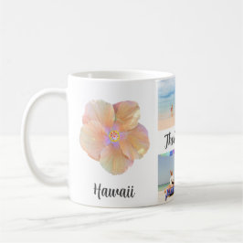 Caneca De Café Trip/Ano da Família Fotográfica Hibiscus Flower Ha