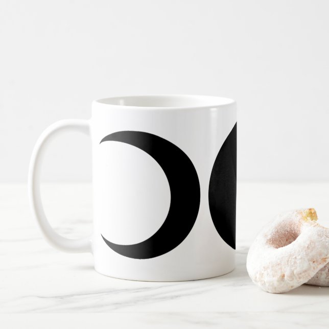 Caneca De Café Triple Goddess Moon Mug (Com Donut)