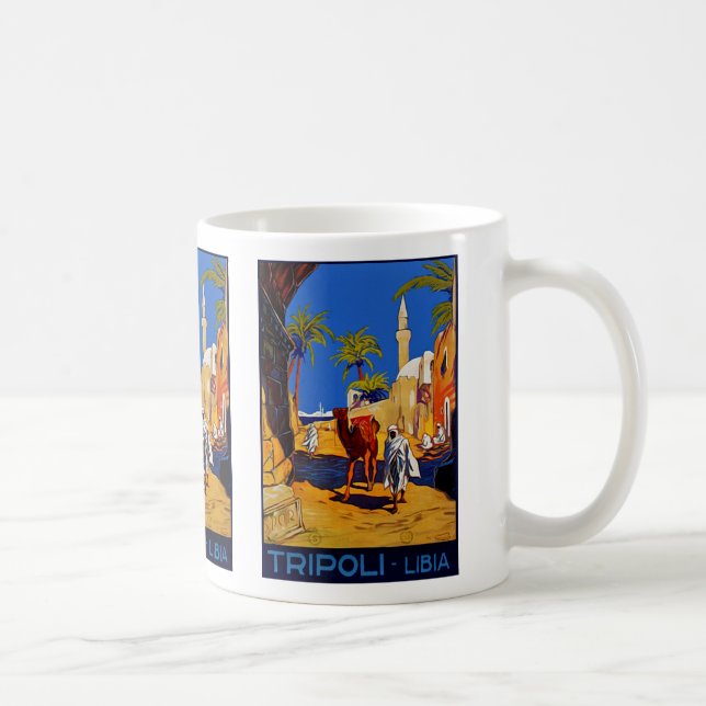 Caneca De Café Tripoli - Libia (Líbia) (Direita)
