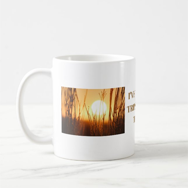Caneca De Café Trips around the sun, birthday mug (Esquerda)