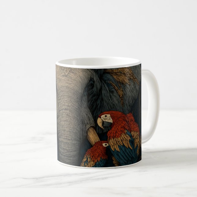 Caneca De Café Tríptico (Frente Esquerda)