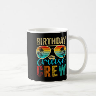 Caneca De Café Tripulação de Cruzeiro de Aniversário Cruzeiro de