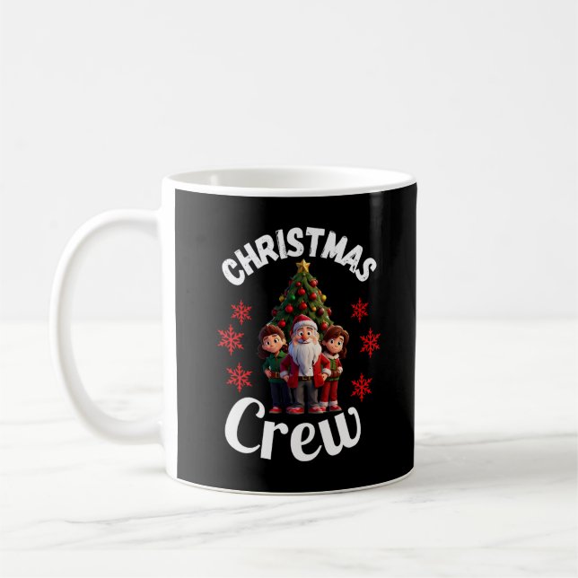Caneca De Café Tripulação de Natal (Esquerda)