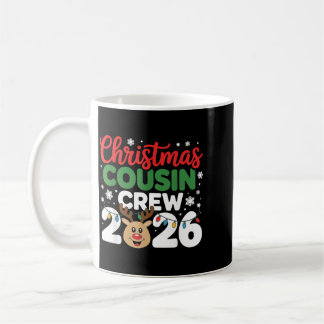 Caneca De Café Tripulação de Primos Natal 2026 Xmas Família Combi