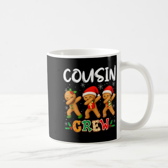 Caneca De Café Tripulação de Primos Natal Camisa de Ginga de Home (Direita)
