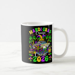 Caneca De Café Tripulação do Cruzeiro de Mardi Gras 2025 Nova Orl