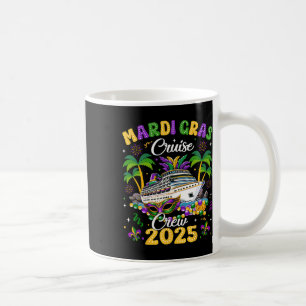 Caneca De Café Tripulação do Cruzeiro de Mardi Gras 2025 Nova Orl