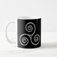 Triskelion, Triskeles (Cinza Vintage) Símbolo Celt