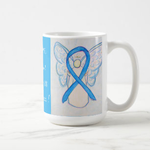 Caneca De Café Trisomia 18 Sensibilização Ribbon Angel Mug