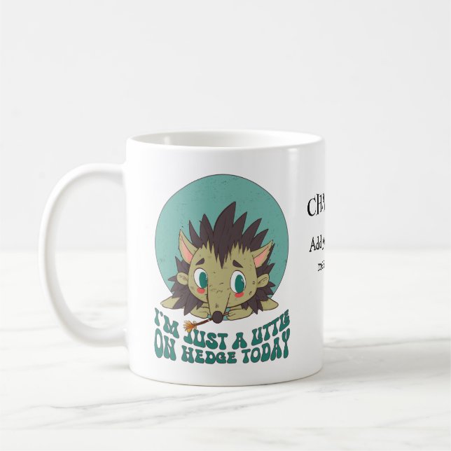 Caneca De Café Triste costume de ouriços (Esquerda)