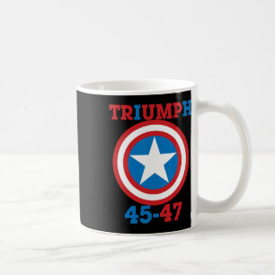 Caneca De Café Triumph 45-47 - Patriotic Mega Roupa Usa - Trump