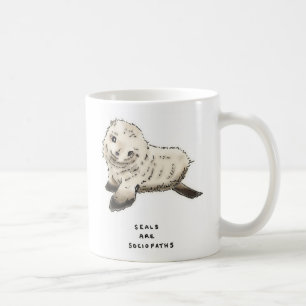 Caneca De Café trivialidade do selo
