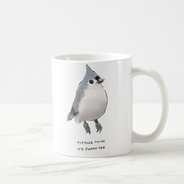 Caneca De Café trivialidade dos titmice (Direita)