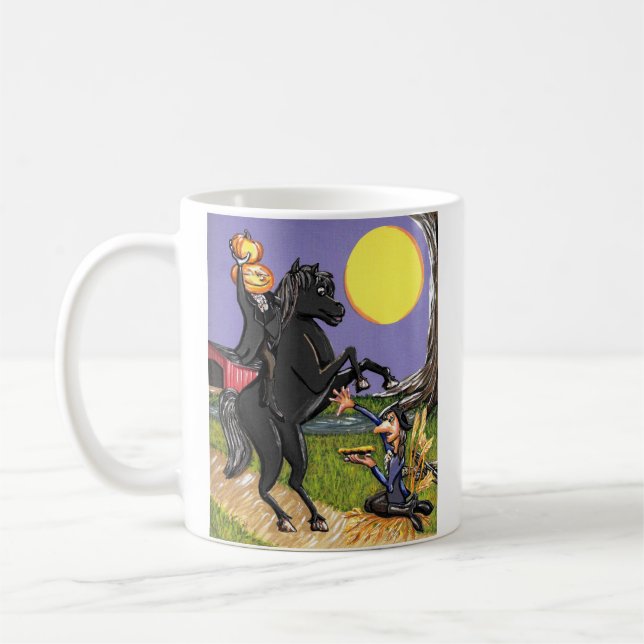 Caneca De Café Troca do guindaste de Ichabod do temerário do (Esquerda)