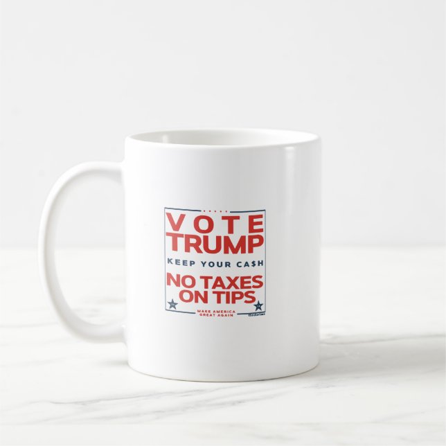 Caneca De Café Troco de Orçamento Sem Impostos em Dicas (Esquerda)