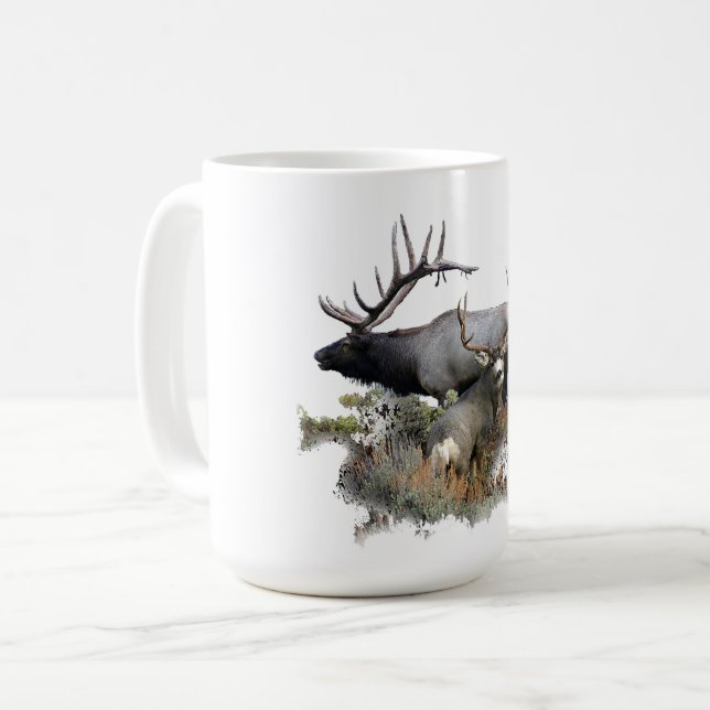 Caneca De Café Troféu de touro monstro (Frente Esquerda)