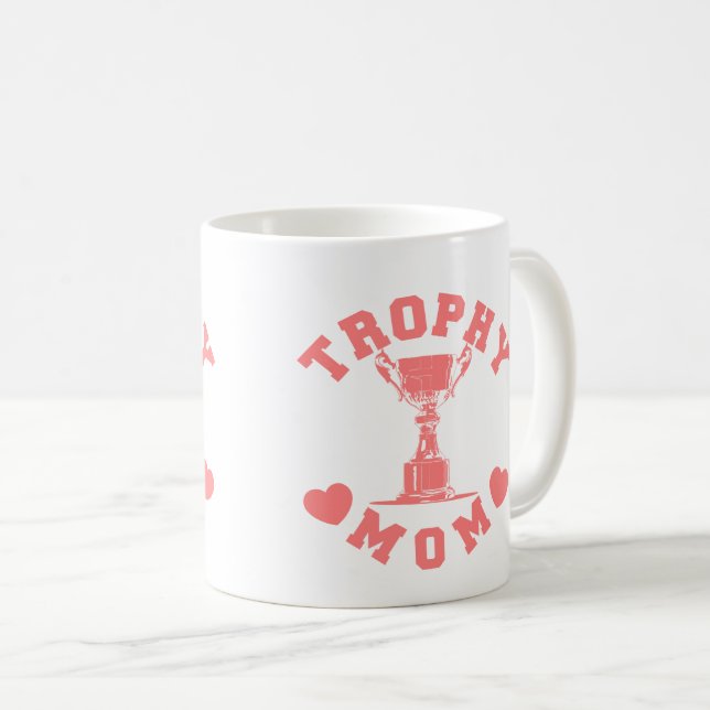 Caneca De Café Troféu Mãe Mug (Frente Esquerda)