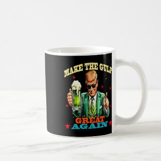 Caneca De Café Troll Trump Faça o Golfo Grande  