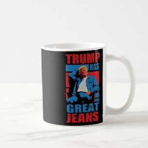 Caneca De Café Trombeta engraçado tem ótimo humor de jeans homens