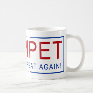 Caneca De Café TROMBETA - faça o excelente da música outra vez!