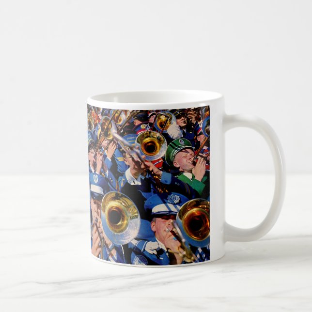 Caneca De Café trombone banda máfia AKA geeks enlouquecidos (Direita)