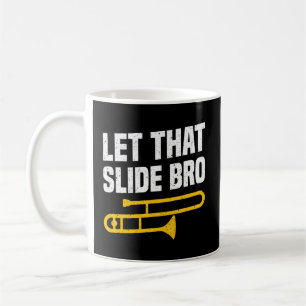Caneca De Café Trombone de Banda de Marcha Escolar