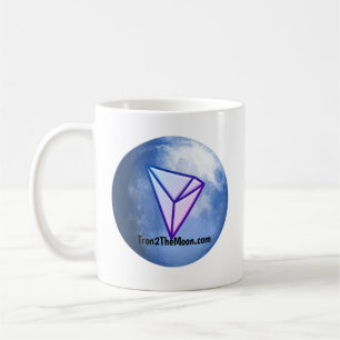 Caneca De Café Tron2The Moon Para Ventiladores De Criptomoeda Tro