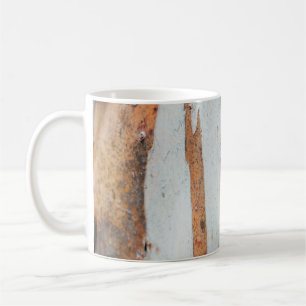 Caneca De Café Tronco da árvore marrom e cinza
