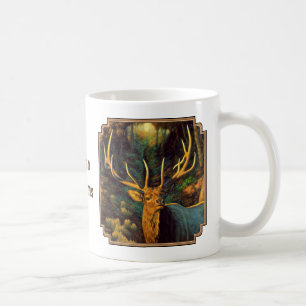 Caneca De Café Trophy Bull Elk no outono