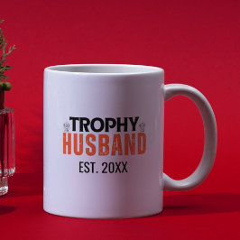 Caneca De Café Trophy Husband Mug: O presente perfeito para ele