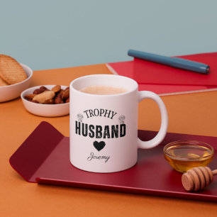 Caneca De Café Trophy Husband Mug: O presente perfeito para ele