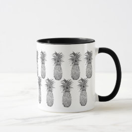 Caneca de café tropical do amor