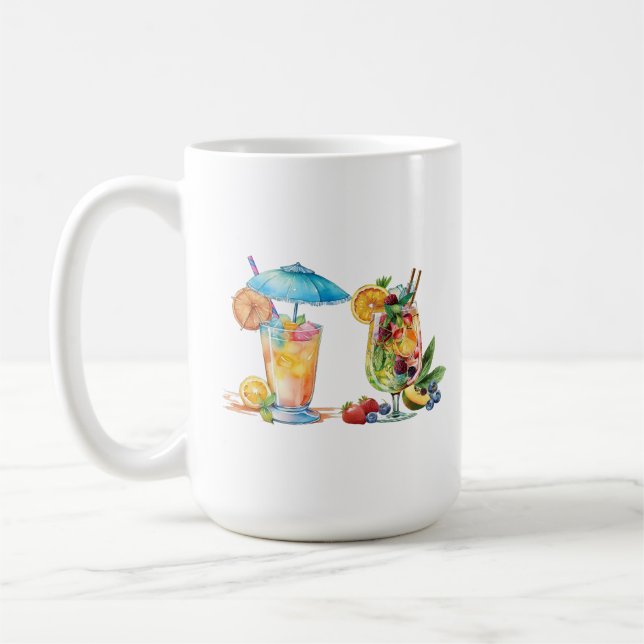 Caneca De Café Tropical Drink Mug (Esquerda)