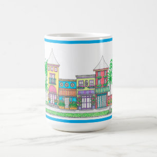 Caneca De Café Tropical Island Coffee Mug