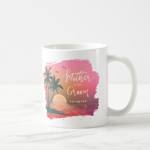 Caneca De Café Tropical Isle Madre do Groom Pink ID581