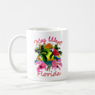 Caneca De Café Tropical Key West Florida Keys
