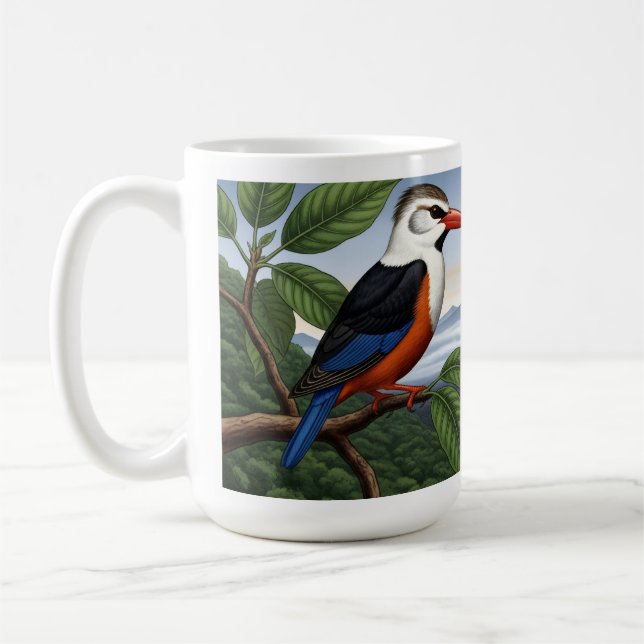 Caneca De Café Tropical Majesty: Bird in Bloom Mug (Esquerda)