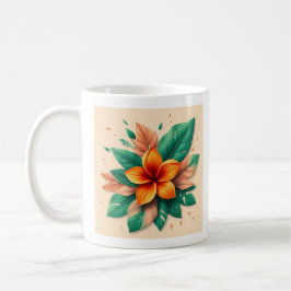 Caneca De Café Tropical Snapshot Glow