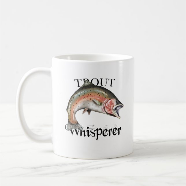 Caneca De Café Trout Whisperer (Esquerda)
