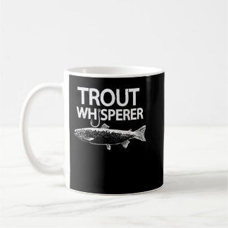 Caneca De Café Trout Whisperer T-Shirt Engraçado Pescador