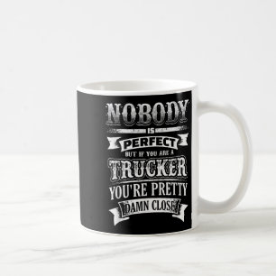 Caneca De Café Trucker Humor Funny Truck Driver Cita Des Gráficos