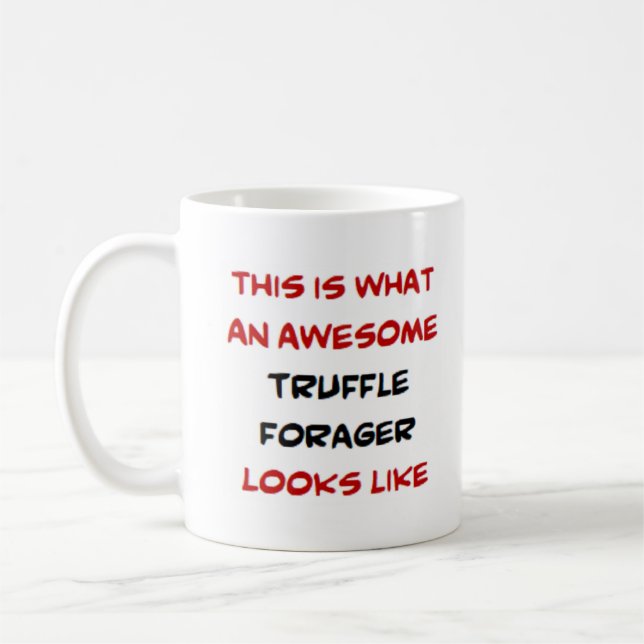 Caneca De Café trufa forager, incrível (Esquerda)