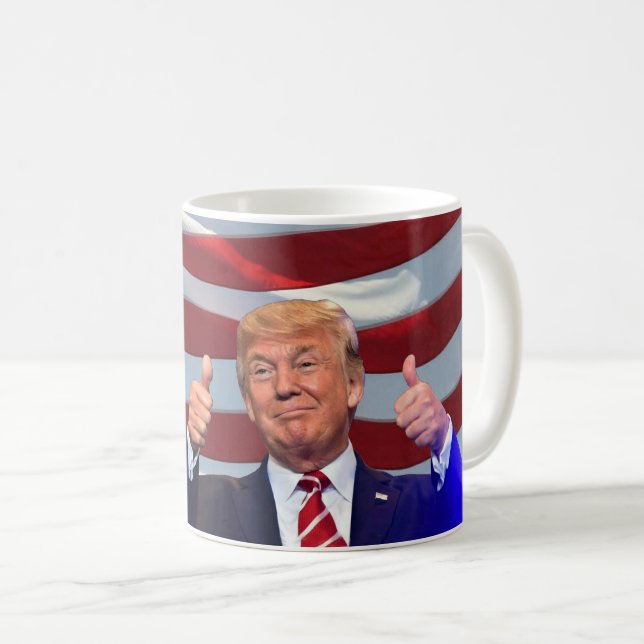 CANECA DE CAFÉ TRUMP 2024 (Frente Esquerda)