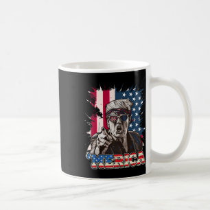 Caneca De Café Trump 2024 4 de Julho Bandeira Americana Patriótic