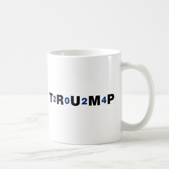 Caneca De Café Trump 2024 Blue (Direita)
