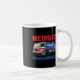 Caneca De Café Trump 2024 Caminhão Engraçado Lixo Nós Fizemos - E
