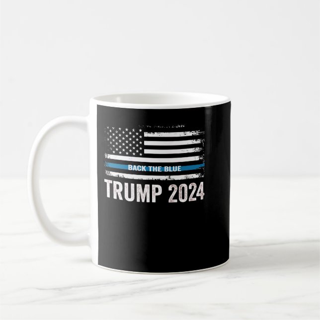 Caneca De Café Trump 2024 Devolve O Azul (Esquerda)