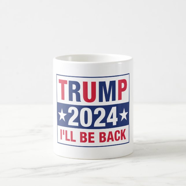 Caneca De Café Trump 2024 Eu voltarei (Centro)