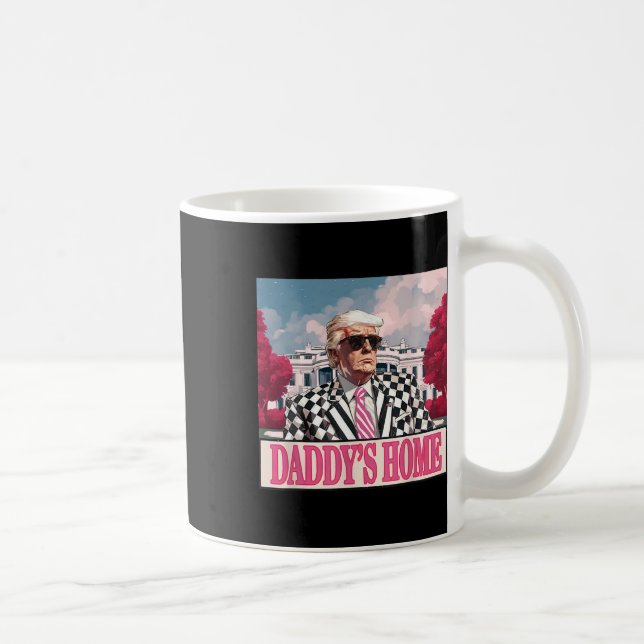 Caneca De Café Trump 2024 Leve o Pi do Trump Casa do Pai American (Direita)